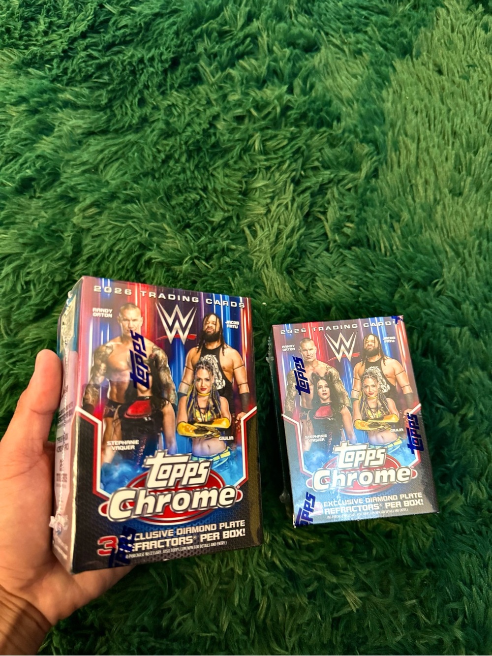 2 2026 TOPPS Chrome WWE Value Box